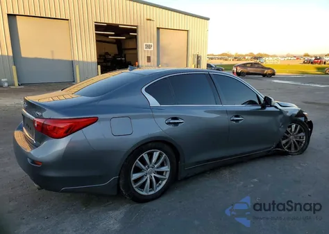 2015 Infiniti Q50 Base из США, поврежденный, VIN JN1BV7AP7FM348560